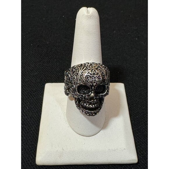 Invicta Skull Stainless Steel Men's Size 10 Gothic - Picture 3 of 8